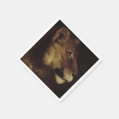 獅子の頭 スタンダードカクテルナプキン (角)