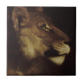 獅子の頭 タイル (正面)