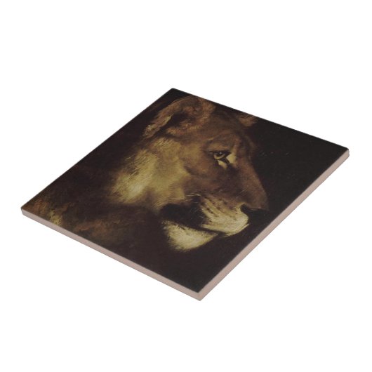 獅子の頭 タイル (側面)