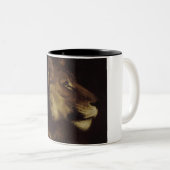 獅子の頭 ツートーンマグカップ (正面右)