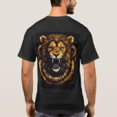 獅子のTシャ怒ツ Tシャツ (裏面)