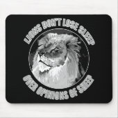 獅子は羊の意見で眠らない マウスパッド (正面)