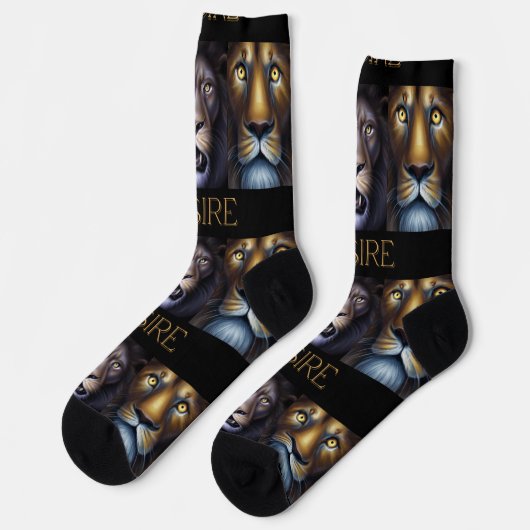 獅子を欲する ソックス (左)