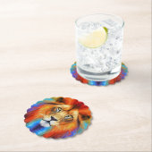 獅子カラフル ペーパーコースター (インサイチュ)