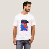 獅子カラフル Tシャツ (正面フル)