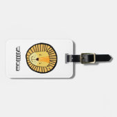 獅子パーソナライズされた頭 ラゲッジタグ (正面横)