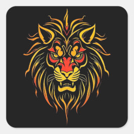 獅子モダン術 スクエアシール