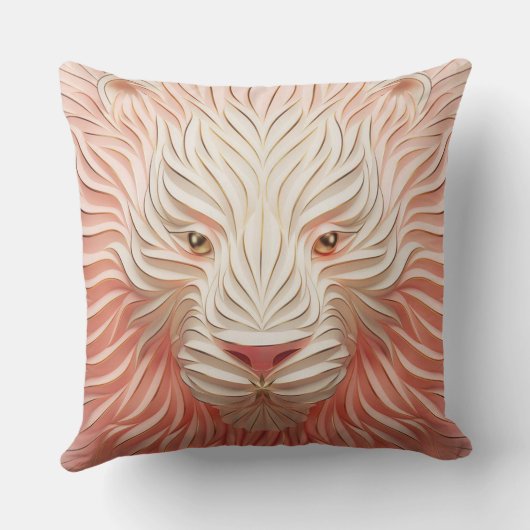 獅子モダン クッション (裏面)
