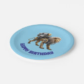 獅子ロボット ペーパープレート (アングル)