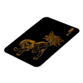 獅子中国の獅子 マグネット (左側)