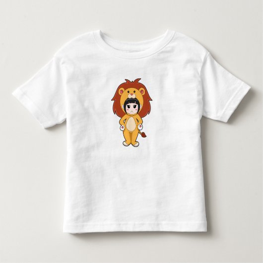 獅子仮装児 トドラーTシャツ (正面)