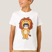 獅子仮装児 Tシャツ (正面)