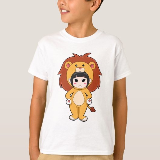 獅子仮装児 Tシャツ (正面)