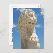 獅子像の橋フロリダ州セントオーガスティン シーズンポストカード (正面/裏面)