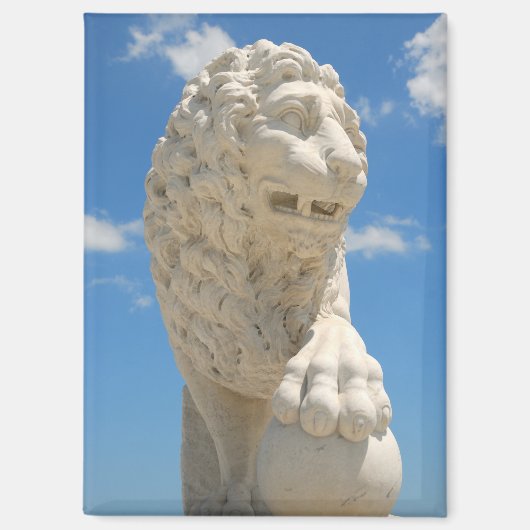 獅子像の橋フロリダ州セントオーガスティン マグネット (正面)