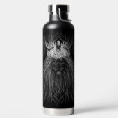 獅子冠モノグラム ウォーターボトル (左面)