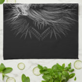 獅子冠モノグラム キッチンタオル (折り畳み)