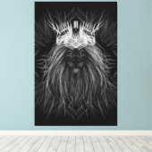 獅子冠モノグラム キャンバスプリント (インサイチュ (ウッドフロア))