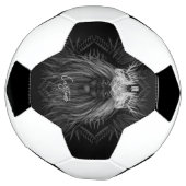 獅子冠モノグラム サッカーボール (回転)
