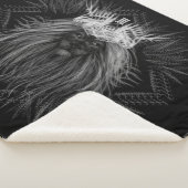 獅子冠モノグラム シェルパブランケット (3/4)