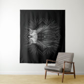 獅子冠モノグラム タペストリー (インサイチュ)