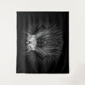 獅子冠モノグラム タペストリー (正面)