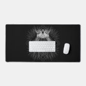 獅子冠モノグラム デスクマット (キーボード&マウス)