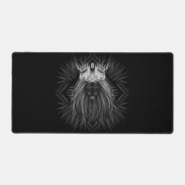 獅子冠モノグラム デスクマット