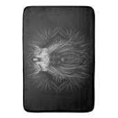 獅子冠モノグラム バスマット (正面縦)