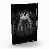 獅子冠モノグラム フォトブロック (左)