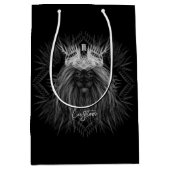 獅子冠モノグラム ミディアムペーパーバッグ (正面)