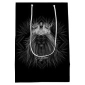 獅子冠モノグラム ミディアムペーパーバッグ (裏面)