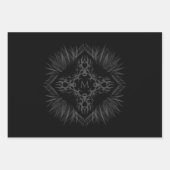 獅子冠モノグラム ラッピングペーパーシート (正面2)