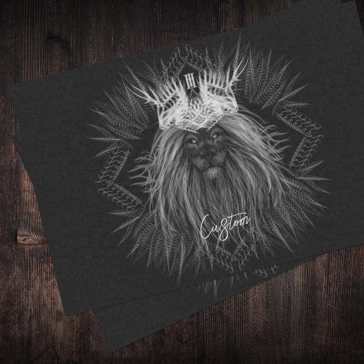 獅子冠モノグラム 薄葉紙