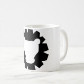 獅子占星術の記号3 コーヒーマグカップ (正面右)