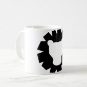 獅子占星術の記号3 コーヒーマグカップ (正面左)