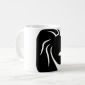 獅子占星術の記号8 コーヒーマグカップ (正面左)