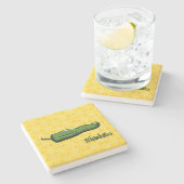 獅子唐辛子ストーンコースター ストーンコースター (横)