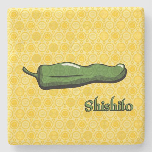 獅子唐辛子ストーンコースター ストーンコースター (正面)