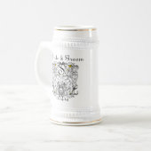 獅子奮迅ルネサンス ウェディング ビールジョッキ (正面左)