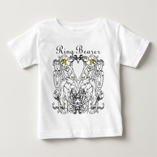 獅子奮迅ルネサンス ウェディング ベビーTシャツ (正面)