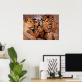 獅子女神エジプトプリンセスポスター ポスター (ホームオフィス)