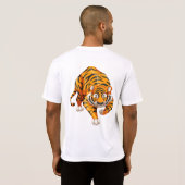 獅子好きTシャツ Tシャツ (裏面フル)