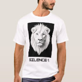 獅子姿の白人姿 Tシャツ (正面)