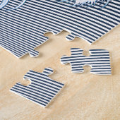 獅子威厳のある頭 ジグソーパズル (側面)