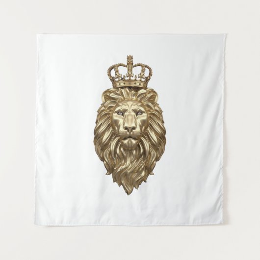 獅子威厳のある タペストリー (正面)