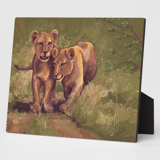 獅子子 フォトプラーク (側面)