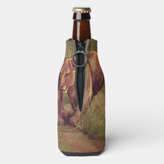 獅子子 ボトルクーラー (ボトル裏面)