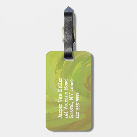 獅子子 ラゲッジタグ (裏面縦)