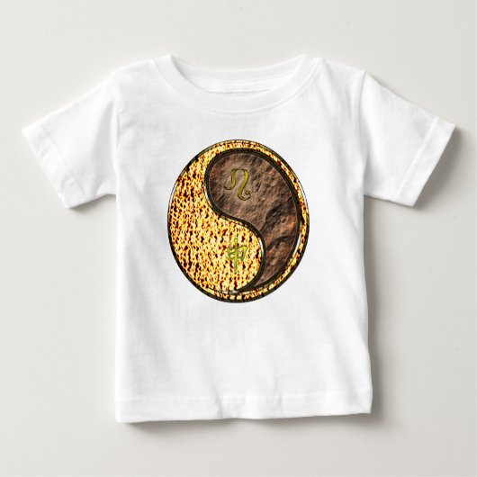 獅子座と申年 ベビーTシャツ (正面)